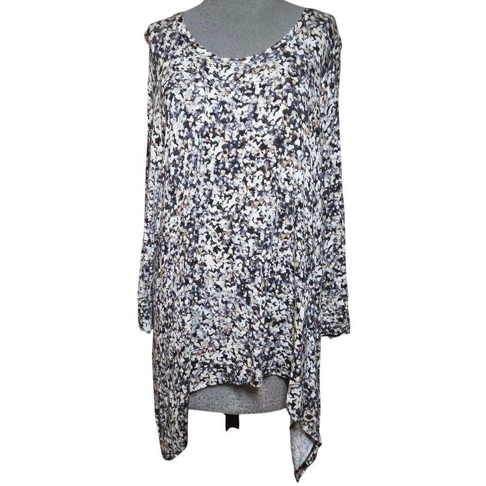 Multi Color Tunic Length Top Size XL